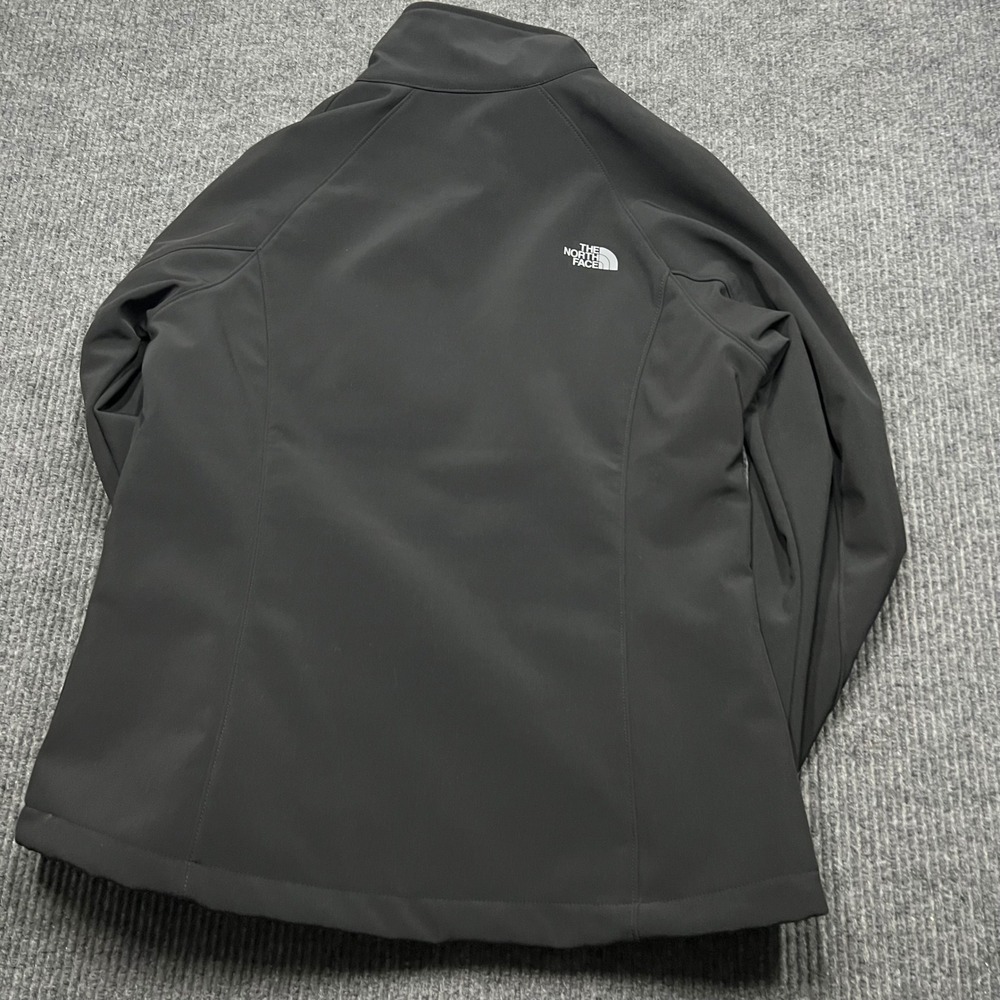 North Face Womens Apex Bionic 2 WindWall Softshell Jacket Black Large Ski Zip - Picture 6 of 10